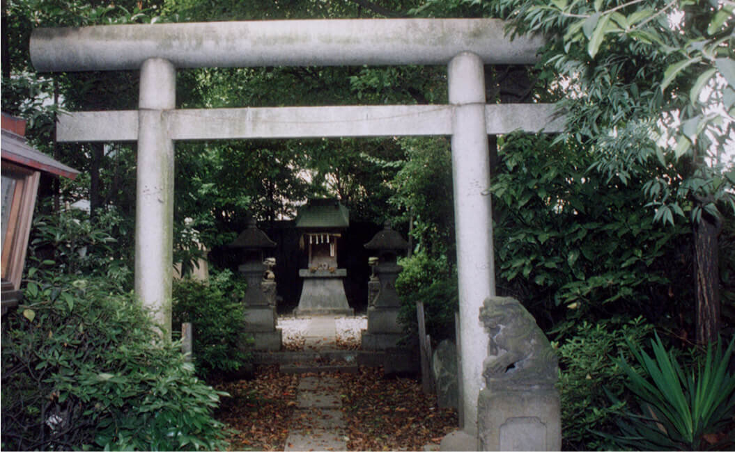 深川に移された当時の賀来神社